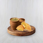 Matka Chai + Beef Puff